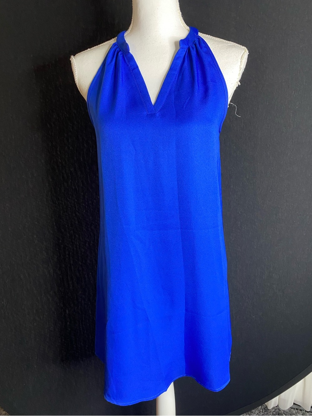 SHEIN Royal Blue Halter Swim Coverup